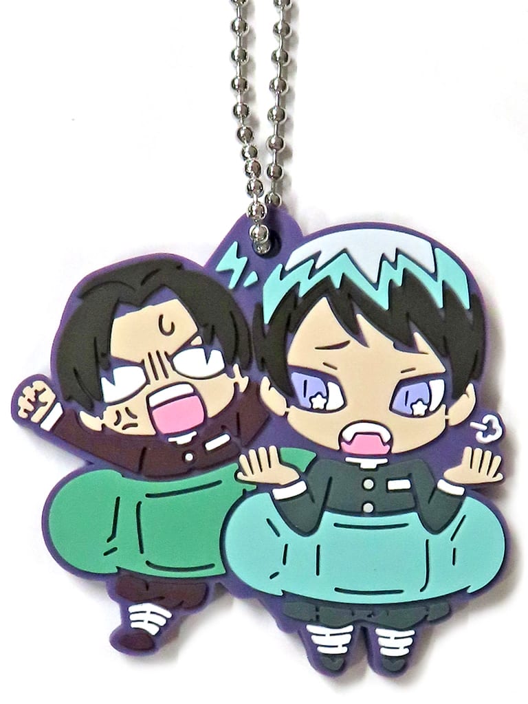 Yushiro and Murata Rubber Mascot Keychain from Demon Slayer: Kimetsu no Yaiba Mugen Castle Arc, Series 13