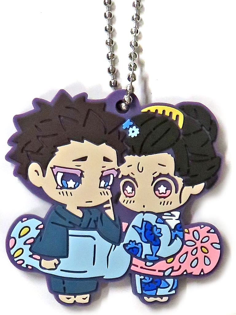Hakuji and Koyuki Rubber Mascot Keychain - Demon Slayer: Kimetsu no Yaiba Infinity Castle Arc, Stand Stones