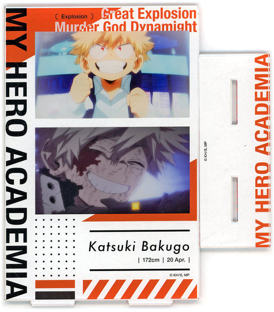 Katsuki Bakugo Scene Acrylic Stand - My Hero Academia - Medicos Entertainment - Approx. 170 x 110 mm (Pre-owned)