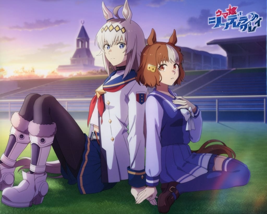 Oguri Cap & Belno Light F3 Character Fine Board — Umamusume: Cinderella Gray Blu-ray Vol.1–4 Amazon.co.jp Bonus (Used)