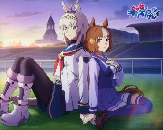 Oguri Cap & Belno Light F3 Character Fine Board — Umamusume: Cinderella Gray Blu-ray Vol.1–4 Amazon.co.jp Bonus (Used)