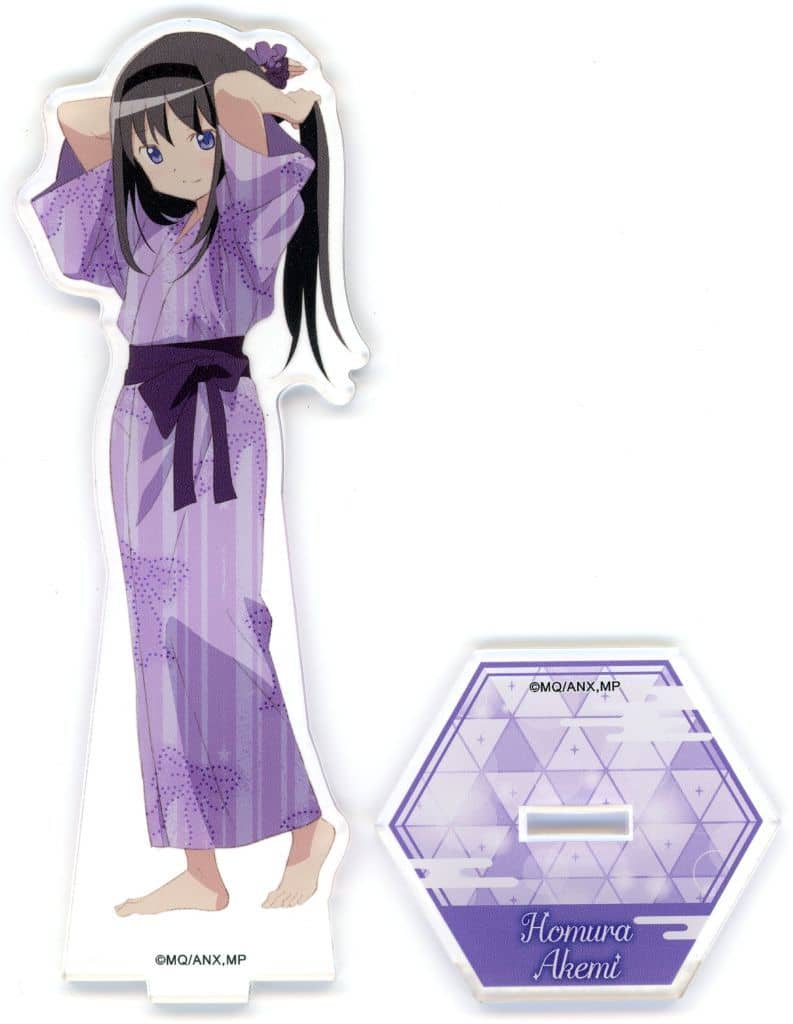 Homura Akemi Full-Body Acrylic Stand - Puella Magi Madoka Magica the Movie: Rebellion × RAKU SPA Collaboration (GK Marketing) Approx. 53 x 137 mm (Pre-owned)