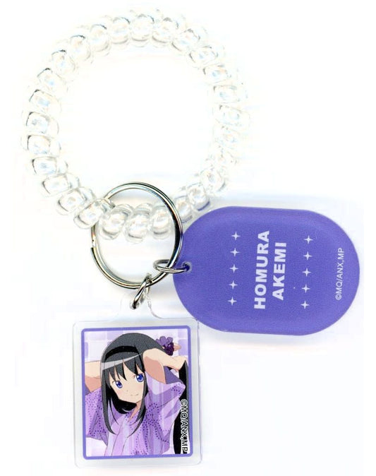 Homura Akemi Acrylic Locker-Key Style Keychain - Puella Magi Madoka Magica - Approx. 30 x 45 mm - GK Marketing (Pre-owned)