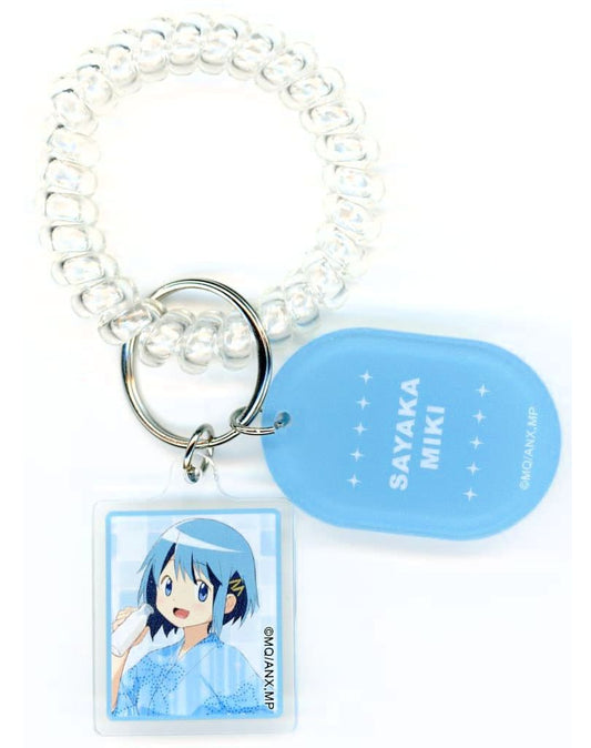 Sayaka Miki Acrylic Locker Keychain - Puella Magi Madoka Magica Movie Rebellion × RAKU SPA Trading Locker-Key Style (Approx. 30 x 45 mm) GK Marketing