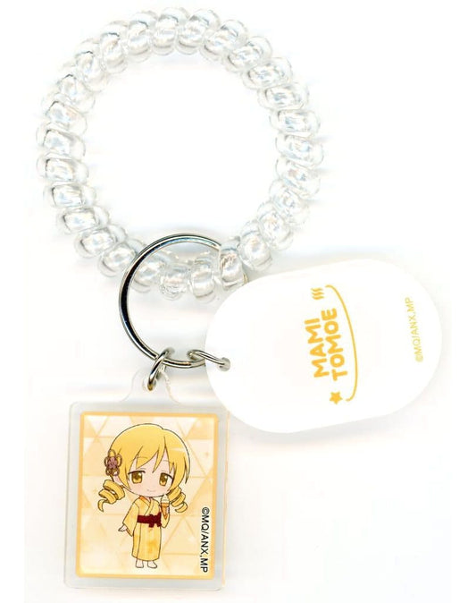 Mami Tomoe Mini Acrylic Locker Keychain - Puella Magi Madoka Magica × RAKU SPA Collaboration (Approx. 30 x 45 mm, GK Marketing)