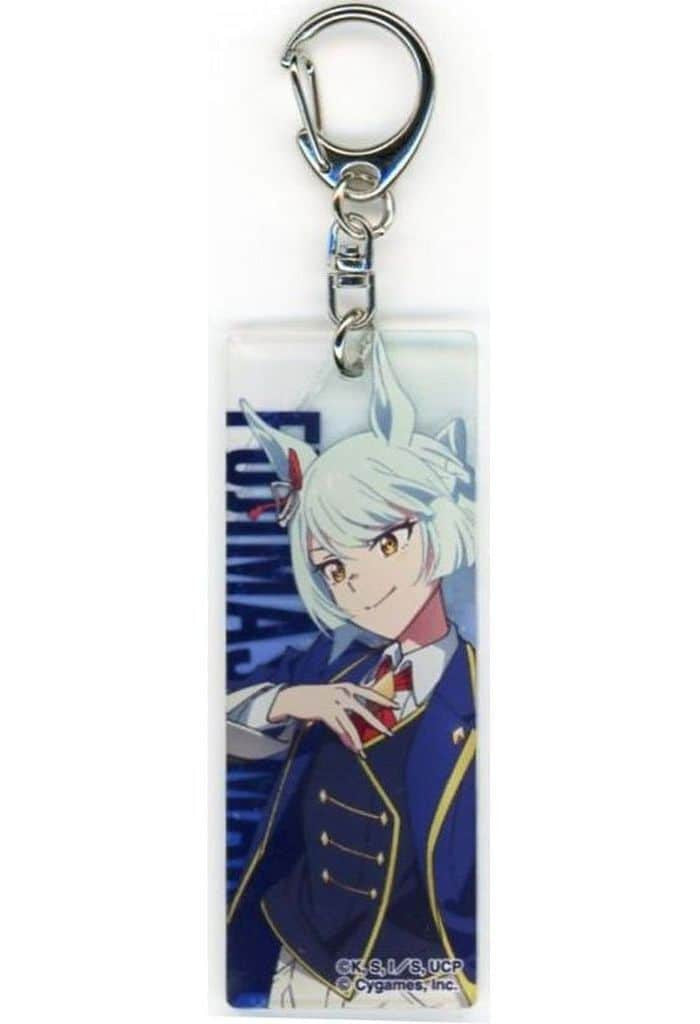 Fujimasa March Acrylic Keychain - Umamusume: Cinderella Gray EXHIBITION (Movic) — ~3×8 cm, Pre-owned