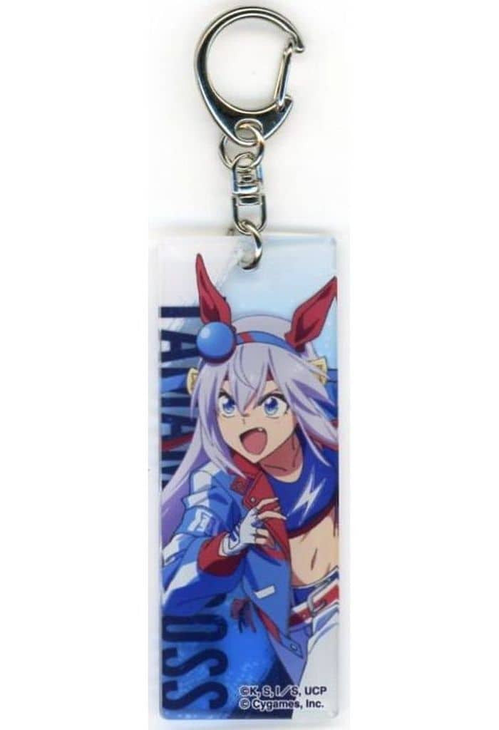 Tamamo Cross Acrylic Keychain - Umamusume: Cinderella Gray EXHIBITION - Tracks of the Monster's Hoof (Movic) ~3×8cm (Pre-owned)