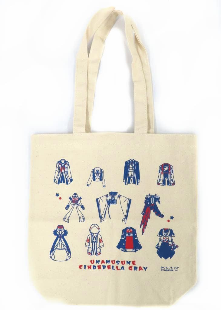 Umamusume: Cinderella Gray EXHIBITION - Tracks of the Monster Hooves - Group Costume Tote Bag (Movic) Cotton 33×34×9cm — Used
