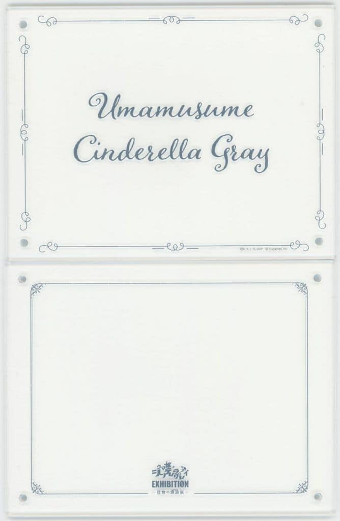 Group Acrylic Photo Frame - Umamusume: Cinderella Gray EXHIBITION "Trace of the Monster Hoof" Limited Ticket Bonus (Movic) 130×170mm