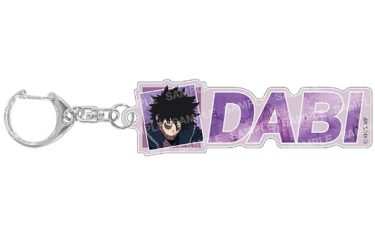 Dabi Acrylic Name Collection Charm - My Hero Academia Onamae Acrylic Collection Hero vs Villain (Approx. 90 x 30 mm) - Showa Note - Pre-owned