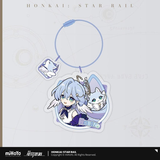 Robin Chibi Cat Series Acrylic Keychain - Honkai: Star Rail