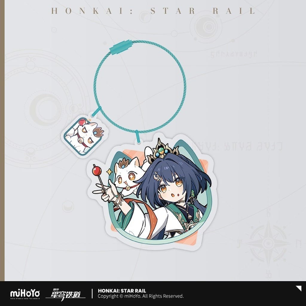 Yunli Chibi Cat Series Acrylic Keychain - Honkai: Star Rail