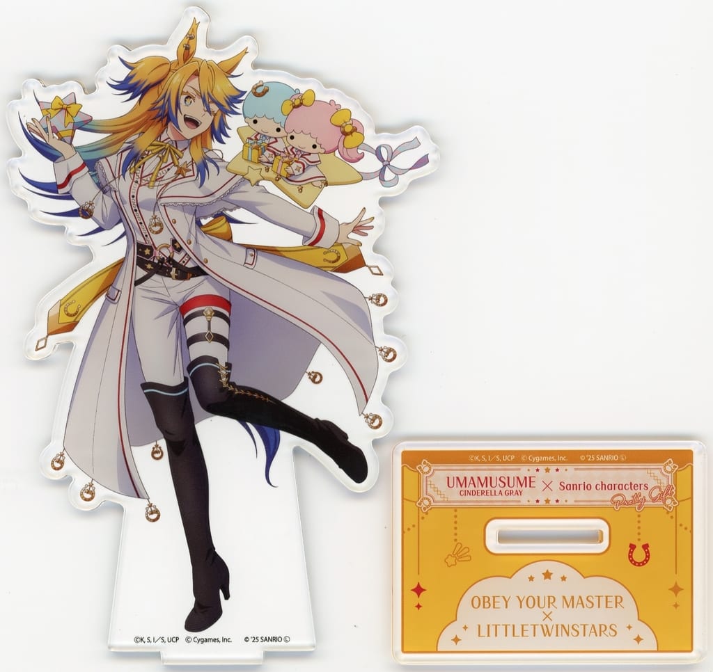 Obey Your Master × Little Twin Stars Acrylic Stand - Umamusume Pretty Derby