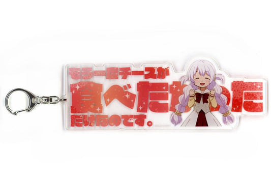 Nagisa Momoe Acrylic Plate Keychain - Puella Magi Madoka Magica Charapop Store Atre Akihabara Exclusive (Approx. 75 x 25 mm)