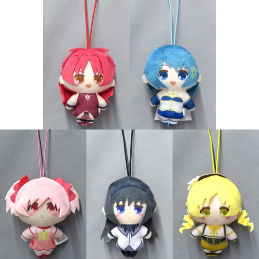 Puella Magi Madoka Magica Kappucco Friends Plush Mascot Complete 5-Piece Set - Approx. 8 cm (Pre-owned, Fukuya)
