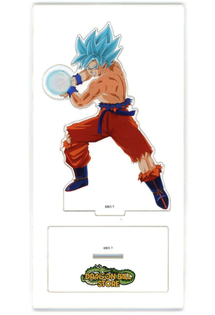Son Goku (Super Saiyan God Super Saiyan) Acrylic Stand - Dragon Ball DRAGON BALL STORE TOKYO - Toei Animation - Approx. 100 mm