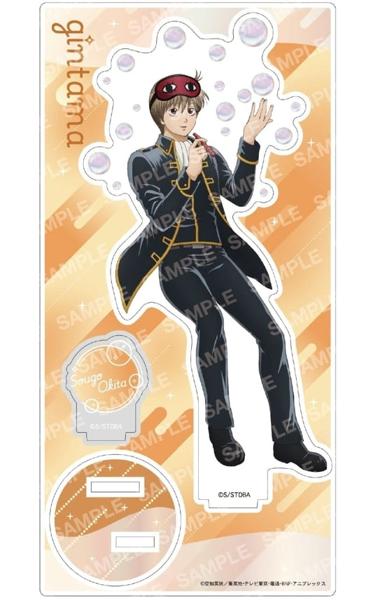 Sougo Okita Acrylic Stand "Shabon-dama" - Gintama - Approx. 90 x 185 mm - POMMOP (Showa Note)