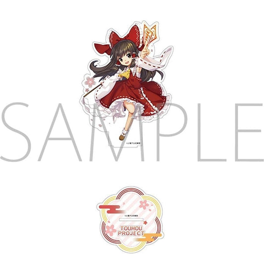 Reimu Hakurei Silky Matte Acrylic Stand - Touhou Project - Movic - Approx. 13 x 13 cm (Pre-owned)