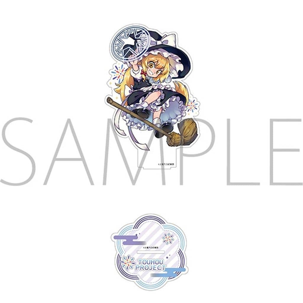 Marisa Kirisame Silky Matte Acrylic Stand - Touhou Project Movic - Approx. 13 x 13 cm (Pre-owned)