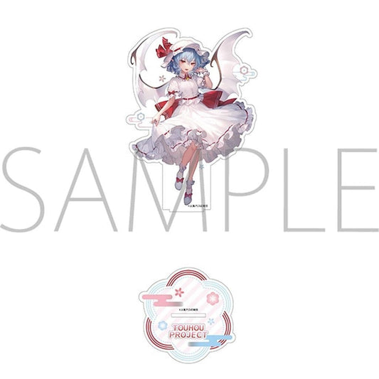 Remilia Scarlet Silky Matte Acrylic Stand - Touhou Project - MOVIC - Approx. 13 cm x 13 cm - Pre-owned