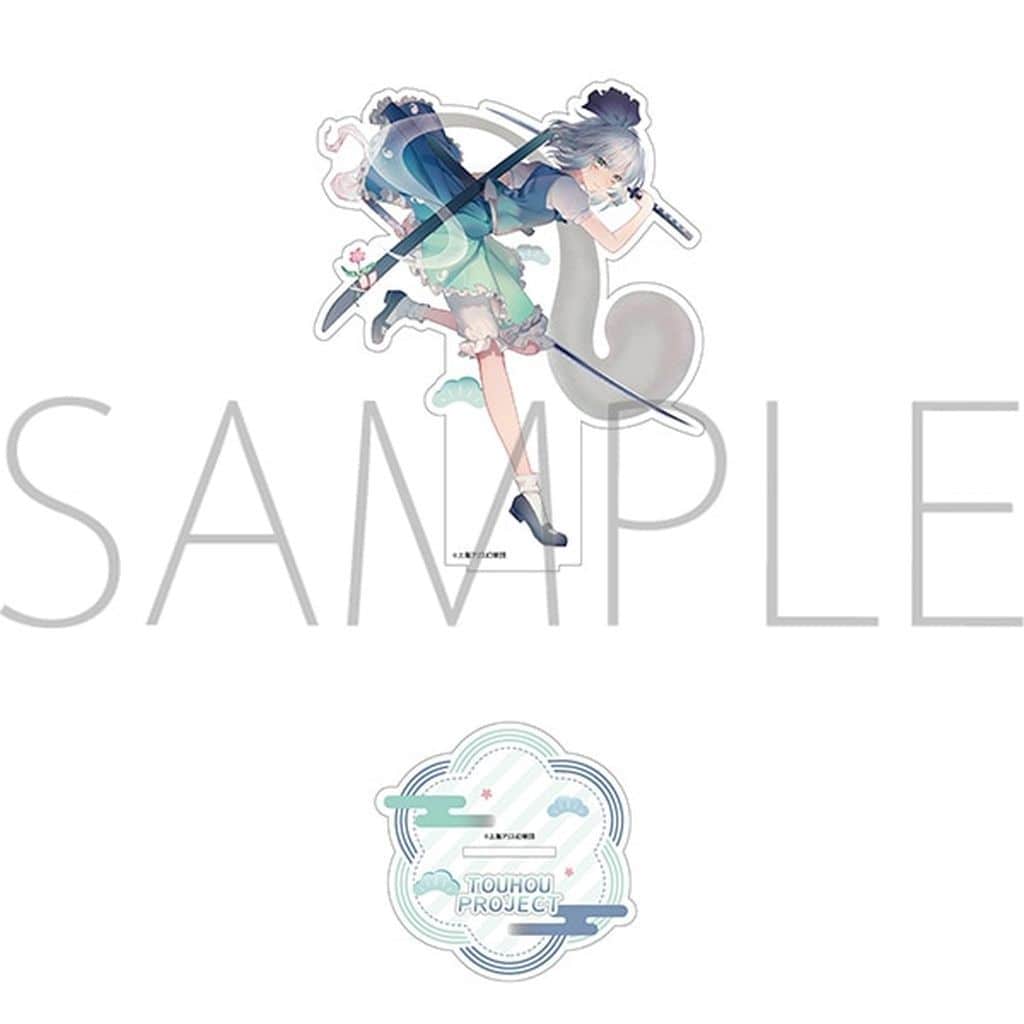 Youmu Konpaku Silky Matte Acrylic Stand - Touhou Project - MOVIC - Approx. 13 x 13 cm (Used)