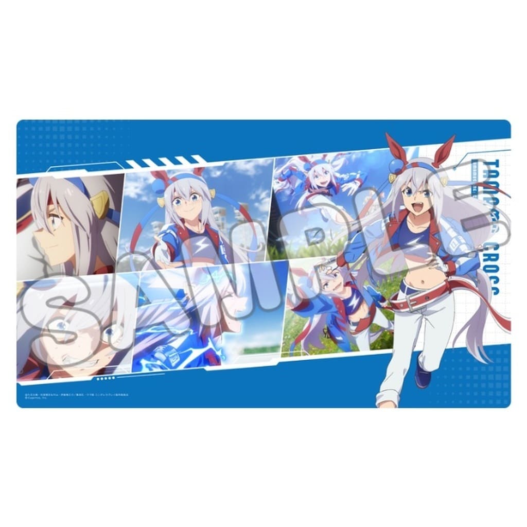 Tamamo Cross Scene Photo Rubber Mat — Umamusume: Cinderella Gray (60×35cm, TBS Growdia, Pre-owned)