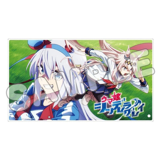 Oguri Cap & Tamamo Cross Acrylic Art Board - Umamusume: Cinderella Gray (TBS Growdia, 250×142mm, Pre-owned)
