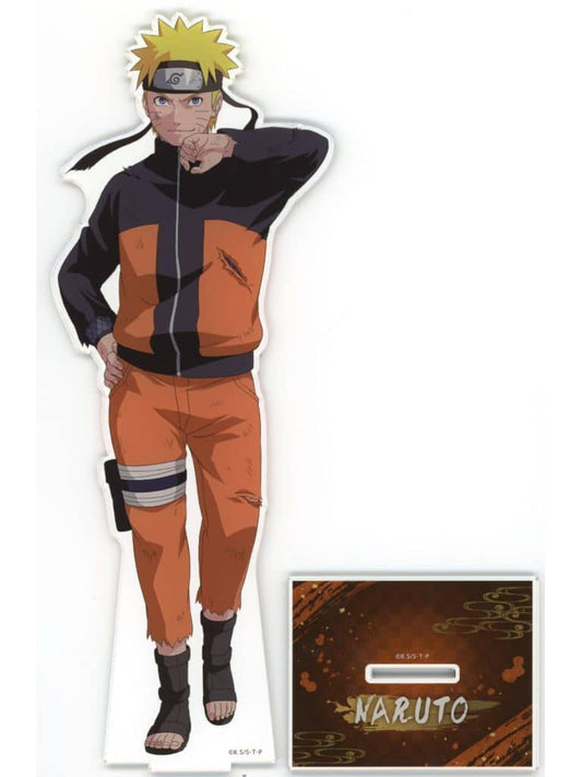 Naruto Uzumaki BIG Acrylic Stand - After Battle ver. (Approx. 275 x 101 mm) Naruto Shippuden Jump Festa 2026 Limited Order - CharaAni.com (Pre-owned)