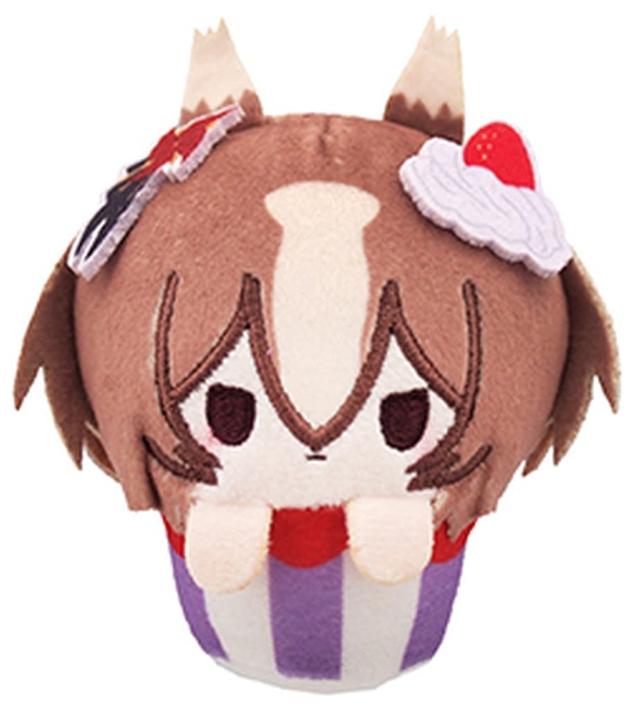 Yaeno Muteki Cupcake Tapinu Plush - Umamusume: Cinderella Gray, Tapioca, Used, 80 x Approx. 80 x 75 x 65 mm