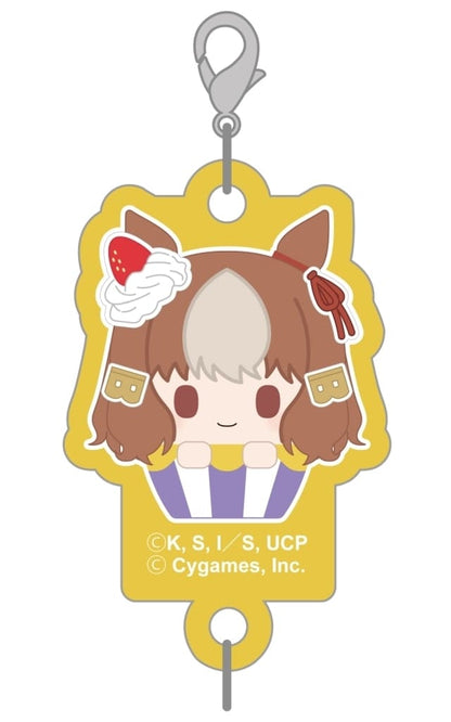 Umamusume Pretty Derby: Cinderella Gray Cupcake Tapi Connecting Keychain, Approx. 45 x 30 mm, Tapioca, Pre-owned