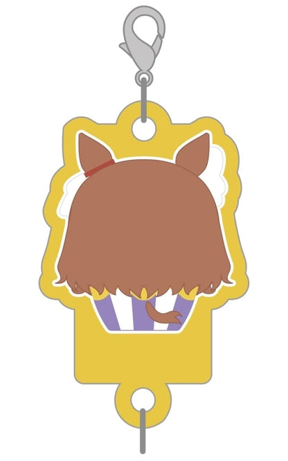 Umamusume Pretty Derby: Cinderella Gray Cupcake Tapi Connecting Keychain, Approx. 45 x 30 mm, Tapioca, Pre-owned