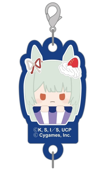 Umamusume: Cinderella Gray Cupcake Tapi Connecting Keychain by Tapioca, Approx. 45 x 30 mm, Pre-owned