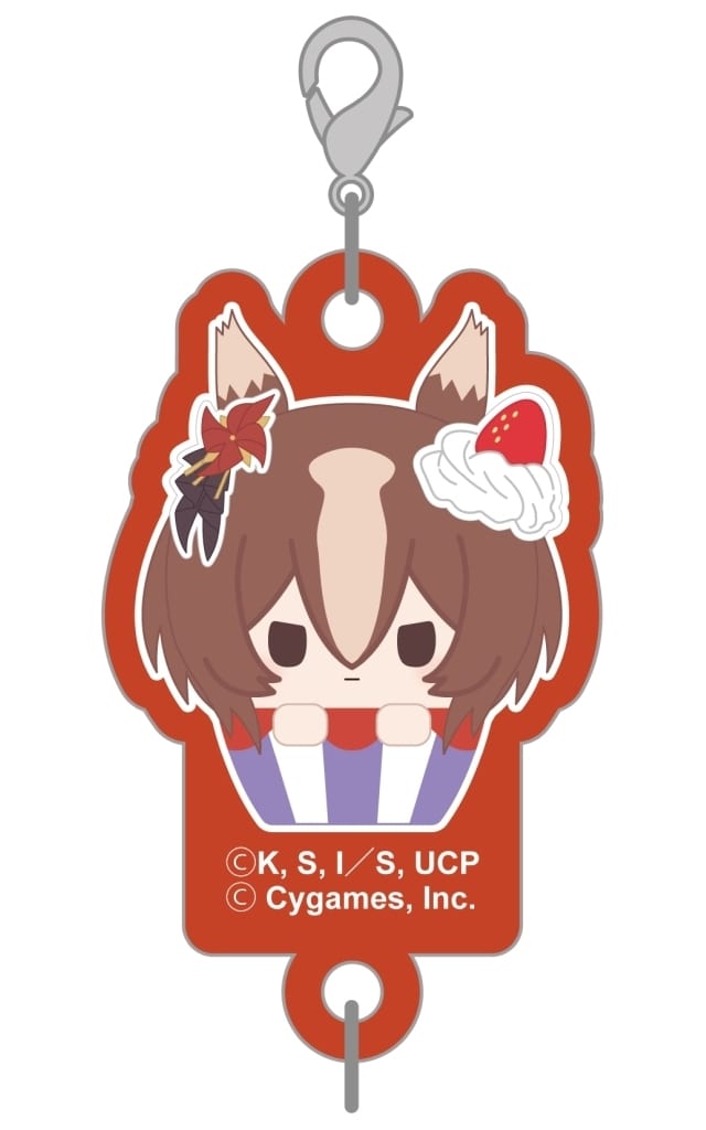 Yaeno Muteki Cupcake Tapi Connecting Keychain - Umamusume: Cinderella Gray by Tapioca (Approx. 45 x 30 mm, Pre-owned)