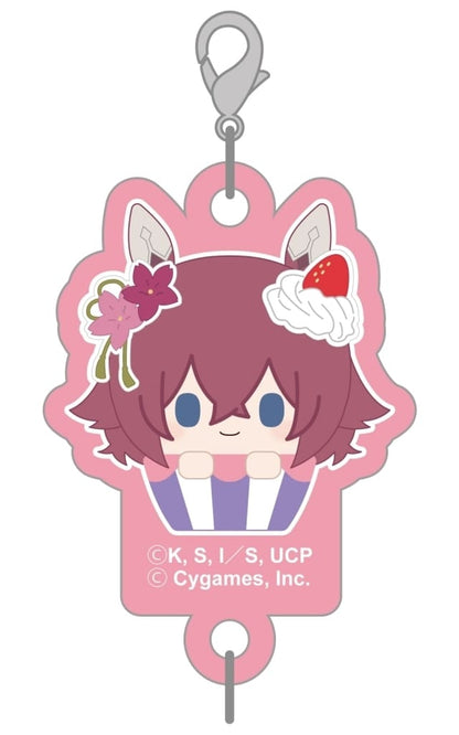Sakura Chiyono O Cupcake Linked Keychain from Umamusume: Cinderella Gray by Tapioca, Used