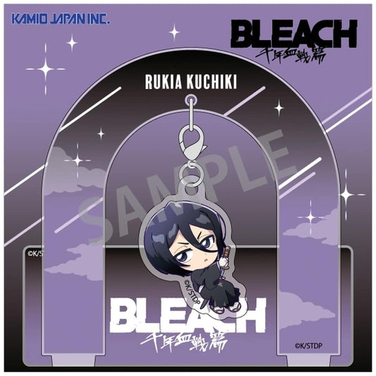 Rukia Kuchiki Acrylic Hanging Stand - Bleach: Thousand-Year Blood War (Kamio Japan, Approx. 90 x 90 x 3 mm) - Pre-owned