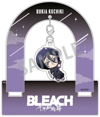 Rukia Kuchiki Acrylic Hanging Stand - Bleach: Thousand-Year Blood War (Kamio Japan, Approx. 90 x 90 x 3 mm) - Pre-owned