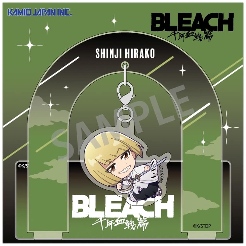 Shinji Hirako Hanging Acrylic Stand - BLEACH: Thousand-Year Blood War (Kamio Japan) Approx. 90 x 90 x 3 mm - Pre-owned