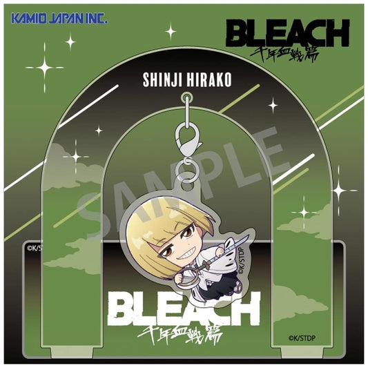 Shinji Hirako Hanging Acrylic Stand - BLEACH: Thousand-Year Blood War (Kamio Japan) Approx. 90 x 90 x 3 mm - Pre-owned