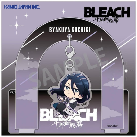 Byakuya Kuchiki Acrylic Hanging Stand - Bleach: Thousand-Year Blood War - Kamio Japan - Approx. 90 x 90 x 3 mm (Pre-owned)