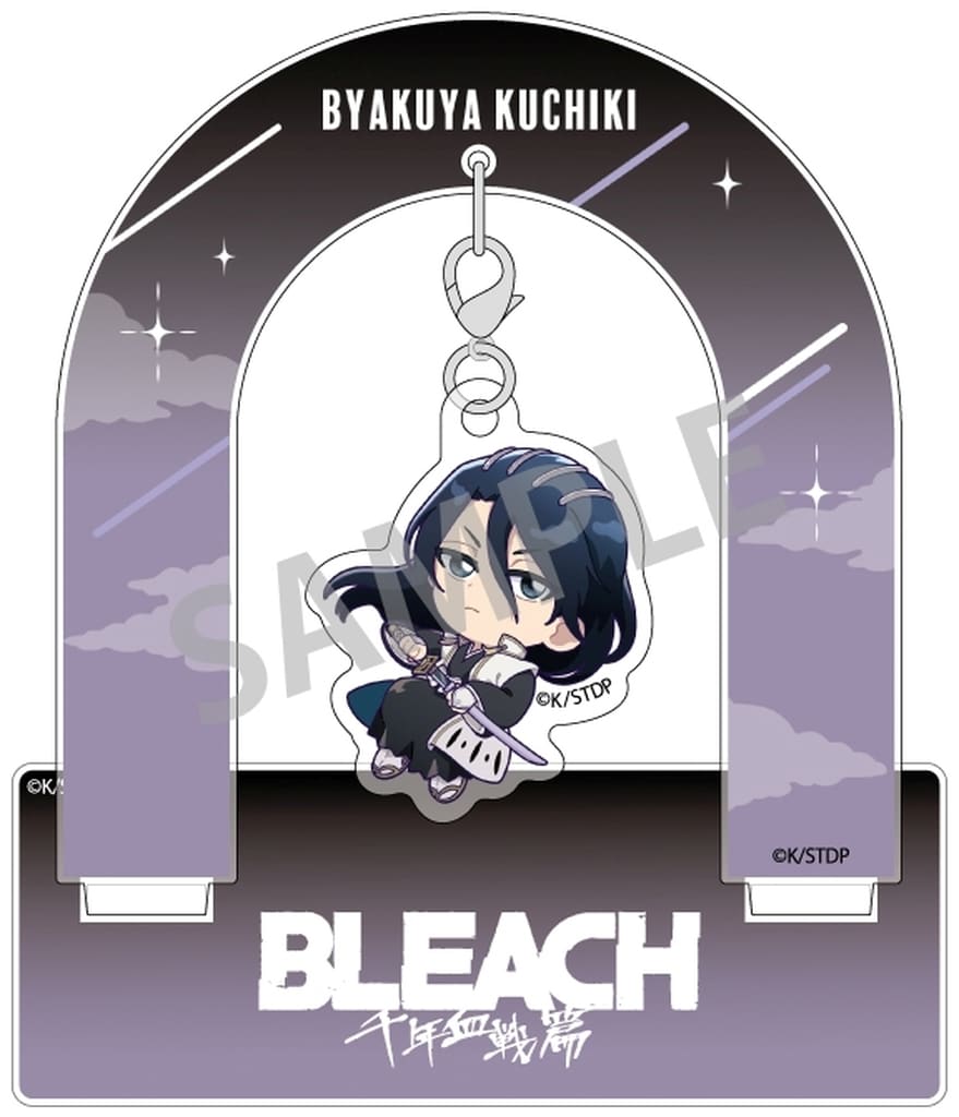 Byakuya Kuchiki Acrylic Hanging Stand - Bleach: Thousand-Year Blood War - Kamio Japan - Approx. 90 x 90 x 3 mm (Pre-owned)