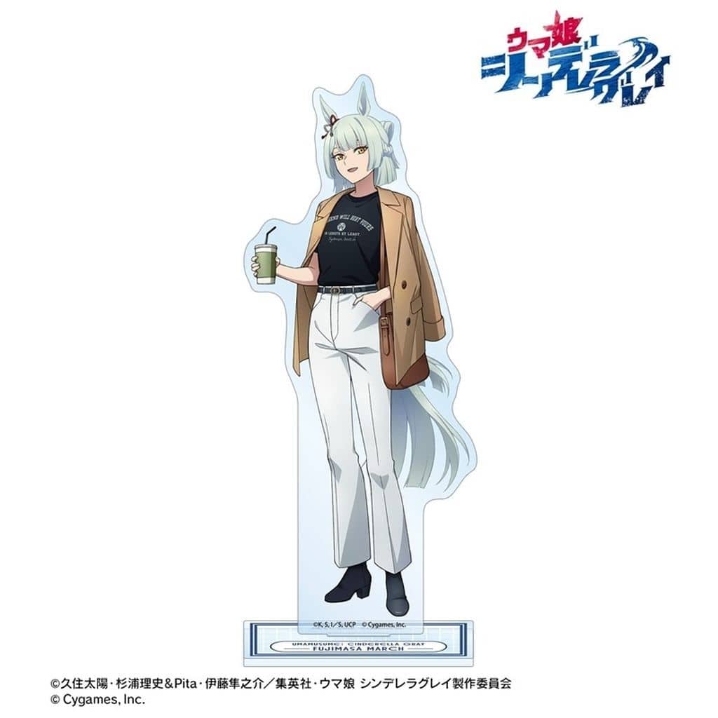 Fujimasa March BIG Acrylic Stand - Umamusume: Cinderella Gray POP UP SHOP in Marui (Alma Bianca, Pre-owned)