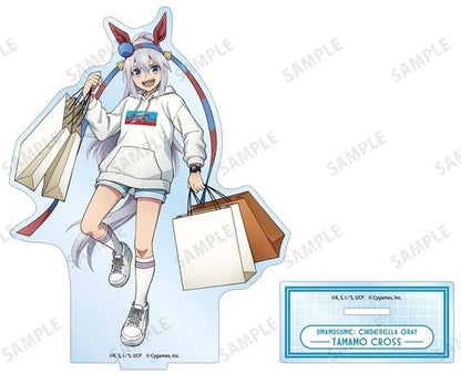 Tamamo Cross BIG Acrylic Stand - Umamusume: Cinderella Gray POP UP SHOP in Marui (AlmaBianca) Pre-owned