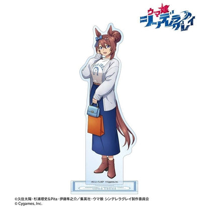 Super Creek BIG Acrylic Stand - Umamusume: Cinderella Gray POP UP SHOP in Marui (Alma Bianca, Pre-owned)