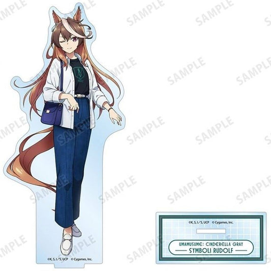 Symboli Rudolf BIG Acrylic Stand - Umamusume: Cinderella Gray POP UP SHOP in Marui (Alma Bianca) - Pre-owned