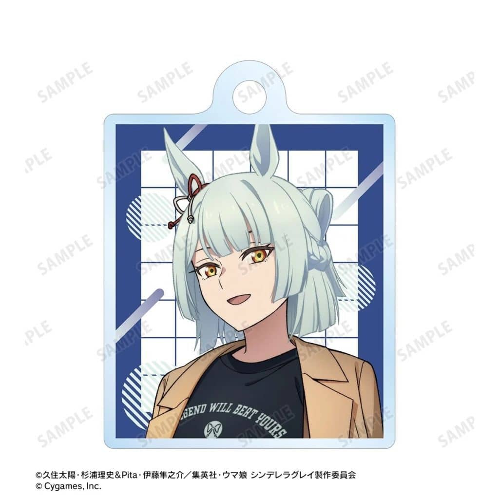 Fujimasa March 2-Tier Wire Acrylic Keychain - Umamusume: Cinderella Gray POP UP SHOP in Marui (Alma Bianca) - Pre-owned