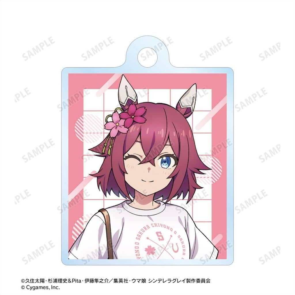 Sakura Chiyono O Double-Wire Acrylic Keychain - Umamusume: Cinderella Gray POP UP SHOP in Marui (AlmaBianca) - Used