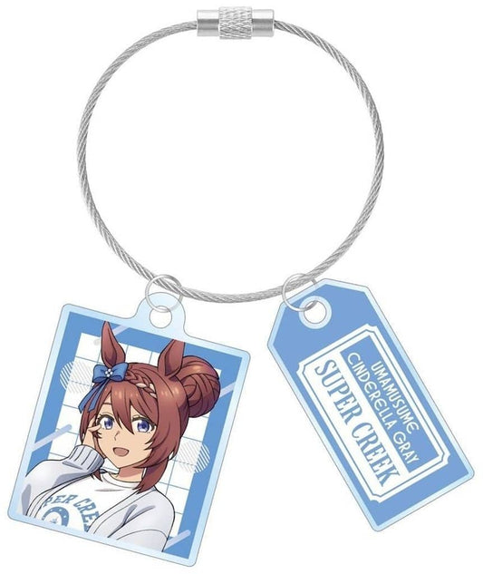 Super Creek 2-Chain Wire Acrylic Keychain - Umamusume: Cinderella Gray POP UP SHOP in Marui (arma bianca) - Pre-owned