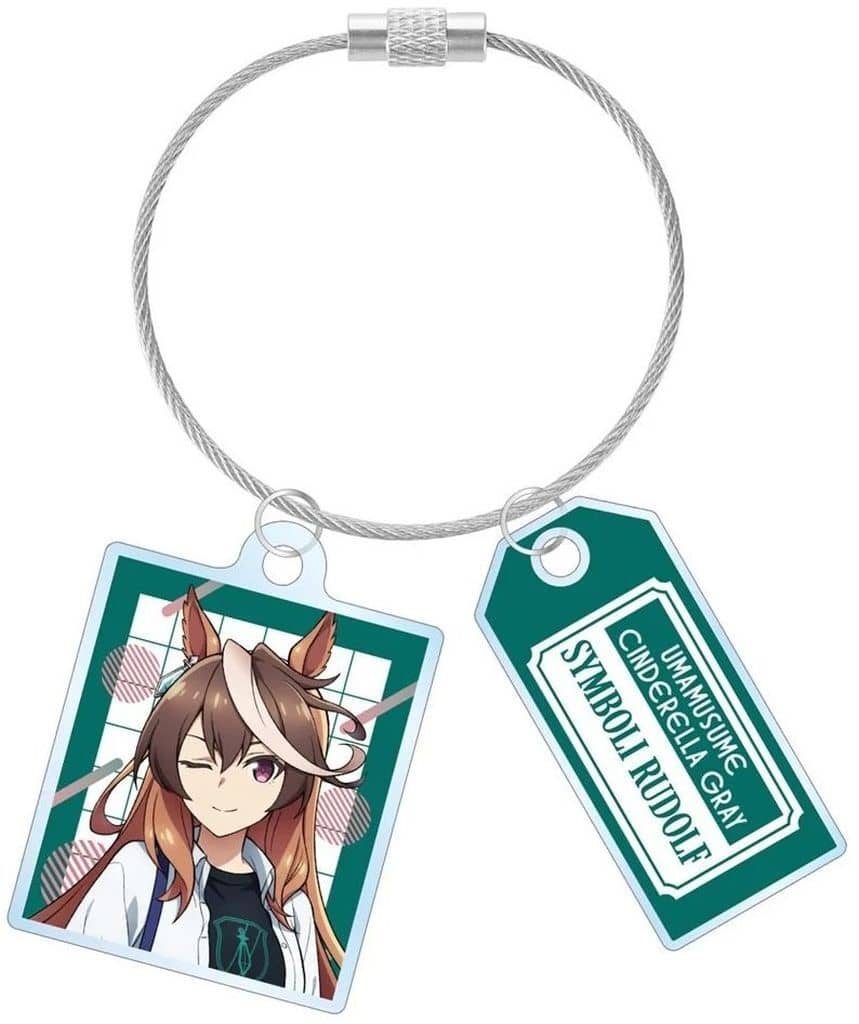 Symboli Rudolf 2-Loop Wire Acrylic Keychain - Umamusume: Cinderella Gray POP UP SHOP in Marui (Alma Bianca) Pre-owned