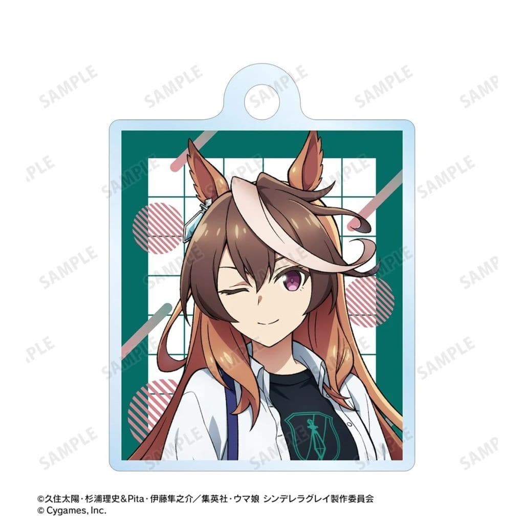 Symboli Rudolf 2-Loop Wire Acrylic Keychain - Umamusume: Cinderella Gray POP UP SHOP in Marui (Alma Bianca) Pre-owned