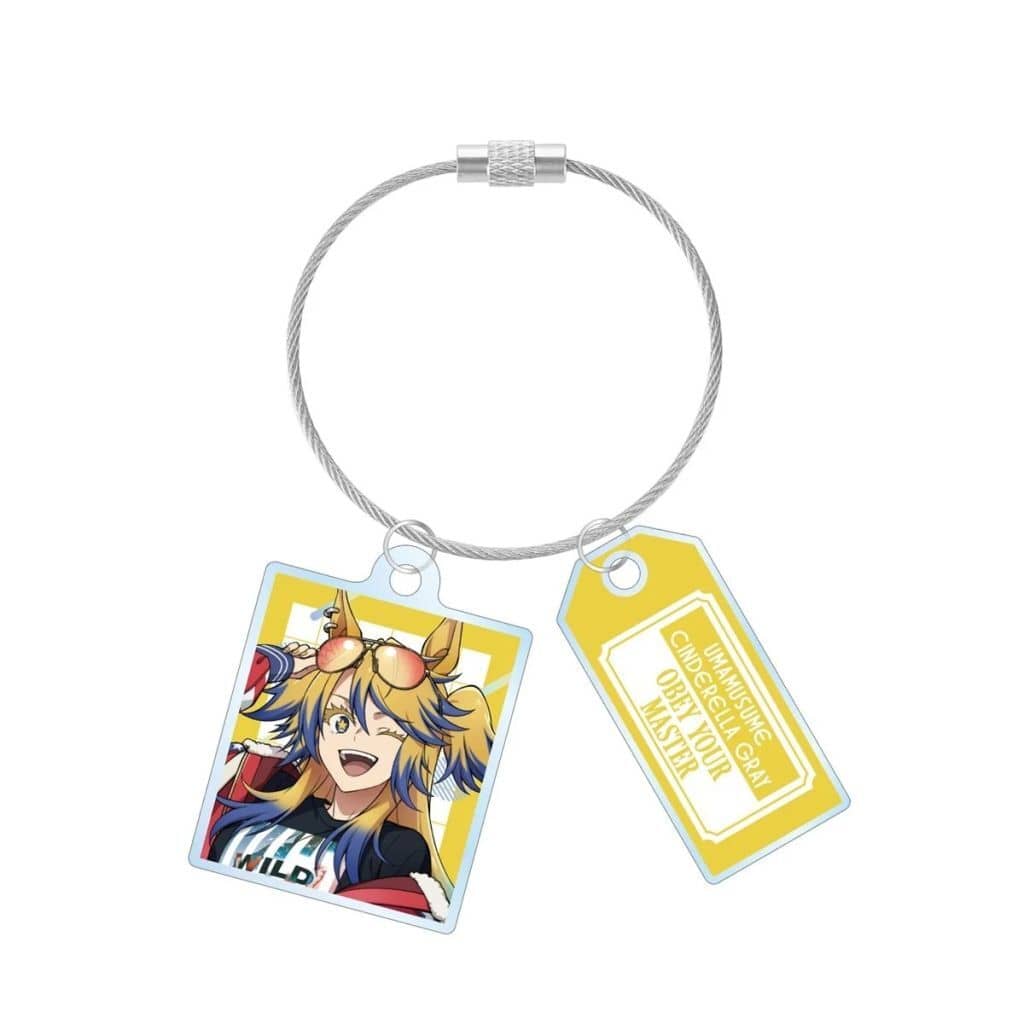 Obey Your Master 2-Loop Wire Acrylic Keychain - Umamusume: Cinderella Gray POP UP SHOP in Marui (Alma Bianca) - Pre-owned